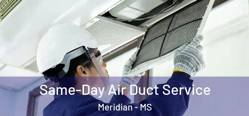  Same-Day Air Duct Service Meridian - MS